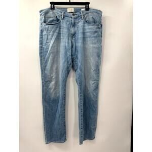 Frame Jeans Mens 38 Blue Denim L'Homme Slim Fit Medium Wash Straight Leg Classic